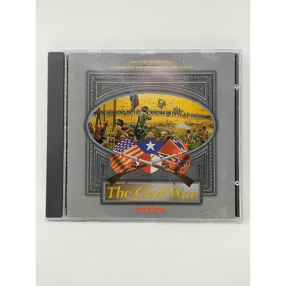 Empire Interactive The Civil War 1995 PC CD-ROM Big Box War Strategy Simulation